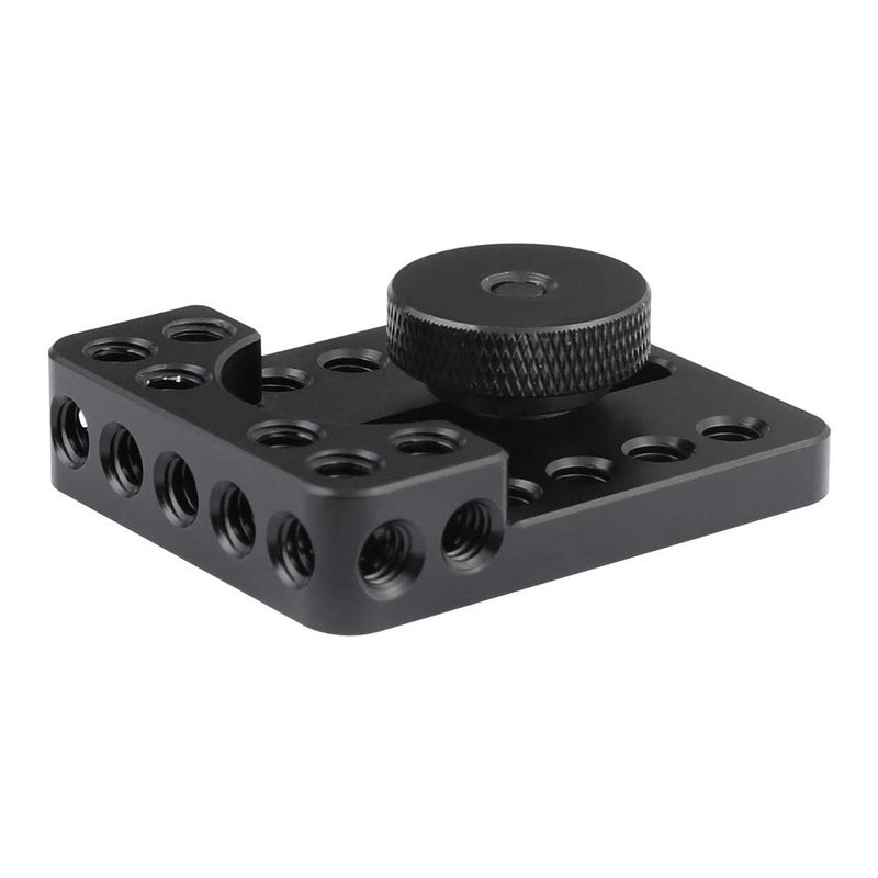 CAMVATE Quick Release Top Cheese Plate with Shoe Mount for DSLR Camera Cage - 2290 - Image 1